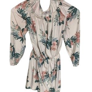 White Flower Ardennes Romper